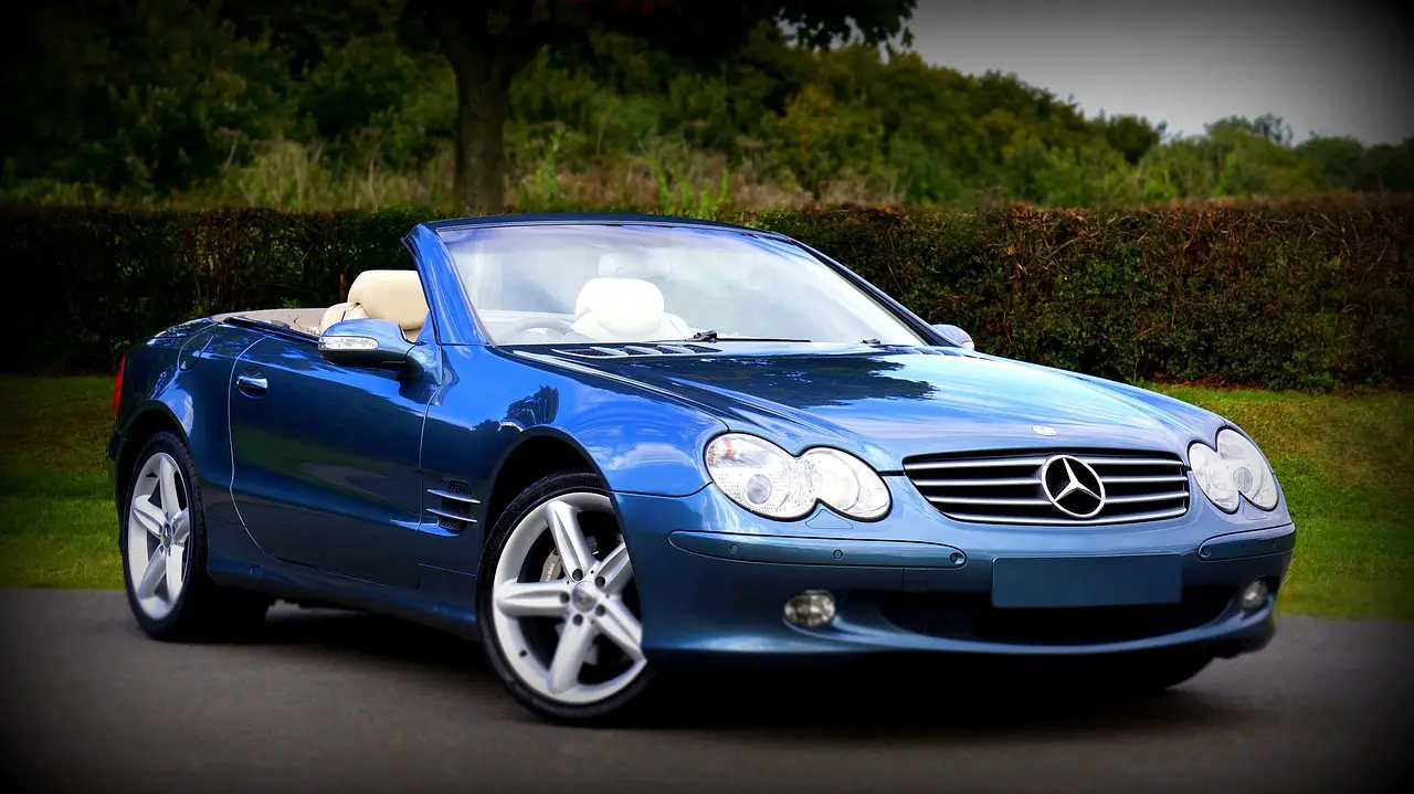 blue, car, class