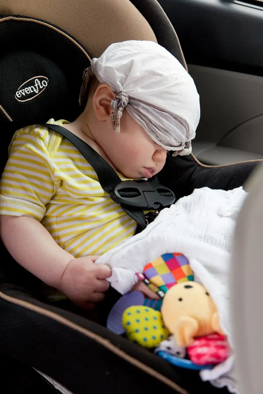 vehicle, infant, boy