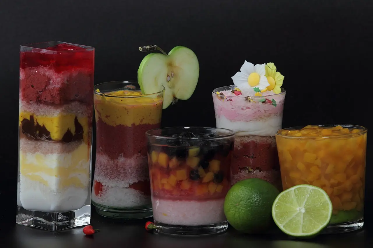 cocktail, mix, the fruit